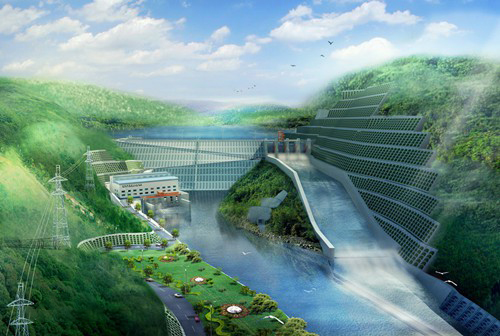 莲池老挝南塔河1号水电站项目